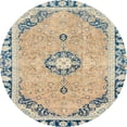 thumbnail image 1 of Ahgly Company Indoor Round Abstract Brown Abstract Area Rugs, 4' Round, 1 of 6