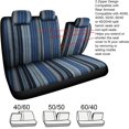 thumbnail image 6 of TIANLAIMEI Baja Saddle Blanket Car Seat Covers Full Set, Car Interior Covers, Woven Fabric Material, Universal Fit Most Sedan Truck SUV, 6 of 10
