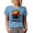 Baby Blue, variant on Retro Rock Climbing Is My Therapy, Mountain or Cliff Climber, Heather Grey T-Shirt, Medium