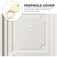 thumbnail image 4 of Shisuyan Porte Rotative Peephole Métal Doré Lot de 1 1.2X0.6X0.1In, 4 of 8