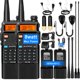 thumbnail image 1 of Ham Radio BAOFENG UV-5R, portátil, 8 W, largo alcance, 3800 mAh, paquete de 2 unidades, 1 of 7