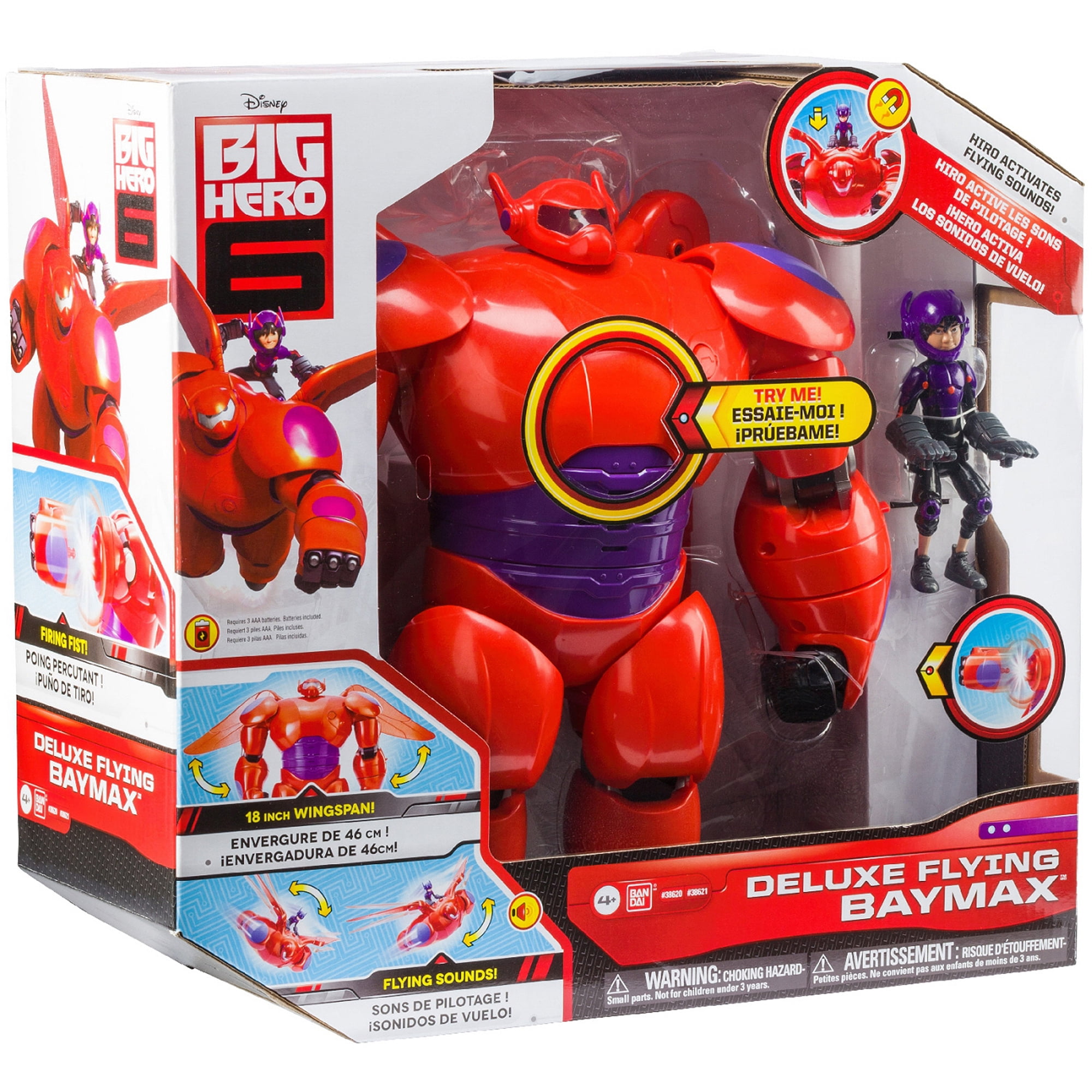 Toys & Hobbies Baymax Red Big Hero 6 12" Action Figure Bandai