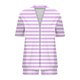 thumbnail image 4 of Mujeres largo cardigan con bolsillos de moda suelto diario casual no posicionamiento impreso conjunto, manga corta superior y pantalones, 4 of 6