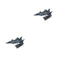 thumbnail image 1 of Transemion 1/100 J-20 Metal Fighter Plane Model with Stand Premium Gift Decoration Type 1 2Set, 1 of 1