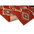 thumbnail image 2 of Furnish My Place Indoor Moroccan Diamond Rug with Jute Backing - 2 ft. x 4 ft., Rust, Geometric, Transitional, Area Rug for Living Room, Bedroom, Hallway, 2 of 9