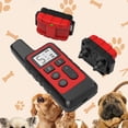 thumbnail image 4 of Supresor de ladridos para perros, impermeable, tapón de ladridos, suministros de entrenamiento para perros (2 perros rojo), 4 of 8