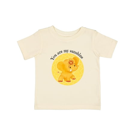 

Inktastic You Are My Sunshine Elephant Etana Yellow and Cute Gift Baby Boy or Baby Girl T-Shirt