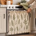 thumbnail image 3 of Farmhouse Oven Curtain with Ties & Ruffle Trim Rosemary Herb Cozy Stove Skirt for Cabinet Seasonal & Everyday Kitchen Decor, 3 of 4