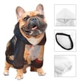 thumbnail image 3 of Fotbe Lava Dragon Sudadera con Estampado para Perros Pequeños – Suéter con Capucha para Mascotas, Tela Suave de Forro Polar con Bolsillo-Medium, 3 of 7
