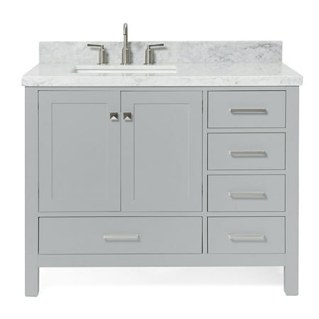 Ariel A043slcwrvo Cambridge 43" Free Standing Single Basin Vanity Set - Grey