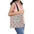 thumbnail image 1 of Bolsa de Lona Reutilizable ABPHQTO Flamingo Rosa Beige 36x41 cm, 1 of 2