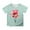 Mint Green, variant on YWOAGH Valentines Day Children Short Sleeve Printed T Shirt Casual Top Fashion for Boys and Girls Celebration Black 4-5 Years