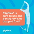thumbnail image 6 of Plackers® Twin Line® Floss Picks with Tuffloss® Fiber & FlipPick®, Intense Mint, Double-Line Flosser for Effective Plaque Removal, 150 Count, 6 of 11