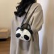 thumbnail image 5 of Bolso Hobo Cruzado Lindo Hombro para Mujer Forma Panda Cuero PU Correa Ajustable Compras, 5 of 9