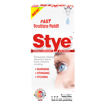 Stye Sterile Lubricant Eye Drops, Fast Soothing Relief, 0.5 oz