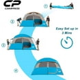thumbnail image 2 of CAMPROS 6 Person Camping Tent Waterproof Windproof Family Tent, Double Layer, Portable with Carry Bag, 2 of 7