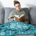 thumbnail image 4 of LHSHID Get Well Soon Gifts for Men After Surgery Blanket Sympathy Gift for Men Hug Soft Fleece Healing Blanket for Cancer Blanket Sympathy Blanket for Best Friends Blue 30"x40", 4 of 9