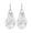 Silver, variant on 11 Paris Hook Earrings Exaggerated Retro Geometric Hollow Flowers Waterdrop Pendant Women Dangle Earrings Jewelry,Silver