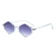 thumbnail image 1 of Gafas de sol de montura pequeña con forma de diamante transfronterizas europeas y americanas, fabricadas en PC, 1 of 5