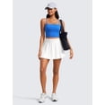 thumbnail image 3 of Top deportivo CRZ YOGA Butterluxe corto con copas ajustables azul XL, 3 of 6