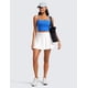 thumbnail image 3 of Top deportivo CRZ YOGA Butterluxe corto con copas ajustables azul XL, 3 of 6