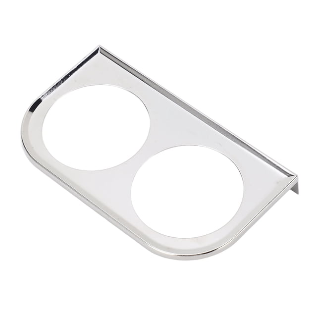 2 Hole Gauge Panel 52MM Universal Metal Car Meter Mount Instrument Panel Applicable for Vehicles