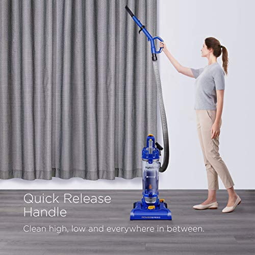 Blue Lit Eureka NEU182A PowerSpeed Lightweight Bagless Upright Vacuum Cleaner 