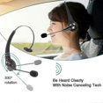 thumbnail image 5 of Wireless Headset Truck Driver Noise Cancelling Over-head Bluetooth Headphones With Charging Base, 5 of 5