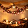 thumbnail image 5 of Qjidjing Christmas Hanging LED Garlands, 6.56Ft Glowing Ribbon for Christmas Home Window, Holiday Party Decor, 5 of 6