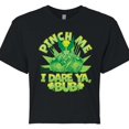 thumbnail image 3 of Marvel Wolverine - St. Patrick's Day Pinch Me - Juniors Cropped Graphic T-Shirt, 3 of 5