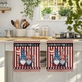 thumbnail image 4 of God Bless America Kitchen Towels Set of 3, Gnomes Red Blue Stripes Stars Country Absorbent Dish Towels for Kitchen, Microfiber Hand Towel, Quick Drying Tea Towel for Cleaning Decorative Dishcloths, 4 of 7