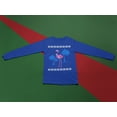 thumbnail image 5 of Old Glory Mens Flamingo Winter Ugly Christmas Sweater Long Sleeve T Shirt, 5 of 6