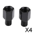 thumbnail image 1 of DYNWAVECA Paire de Rétroviseurs de Moto Main Droite 10 mm Main Gauche Adaptateurs 10 mm, 4 Pcs, 1 of 8