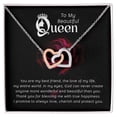 thumbnail image 2 of To My Beautiful Queen You Are My Best Friend Inseparable Necklace, 2 of 7