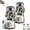 Dog*2pcs, variant on Funny Salt and Pepper Glass Bottle, Cute Animal Seasoning Containers With Adjustable Stainless Steel Lids for Kitchen Cooking, BBQ, Bar, Table, RV, Camp(Cat*2pcs)