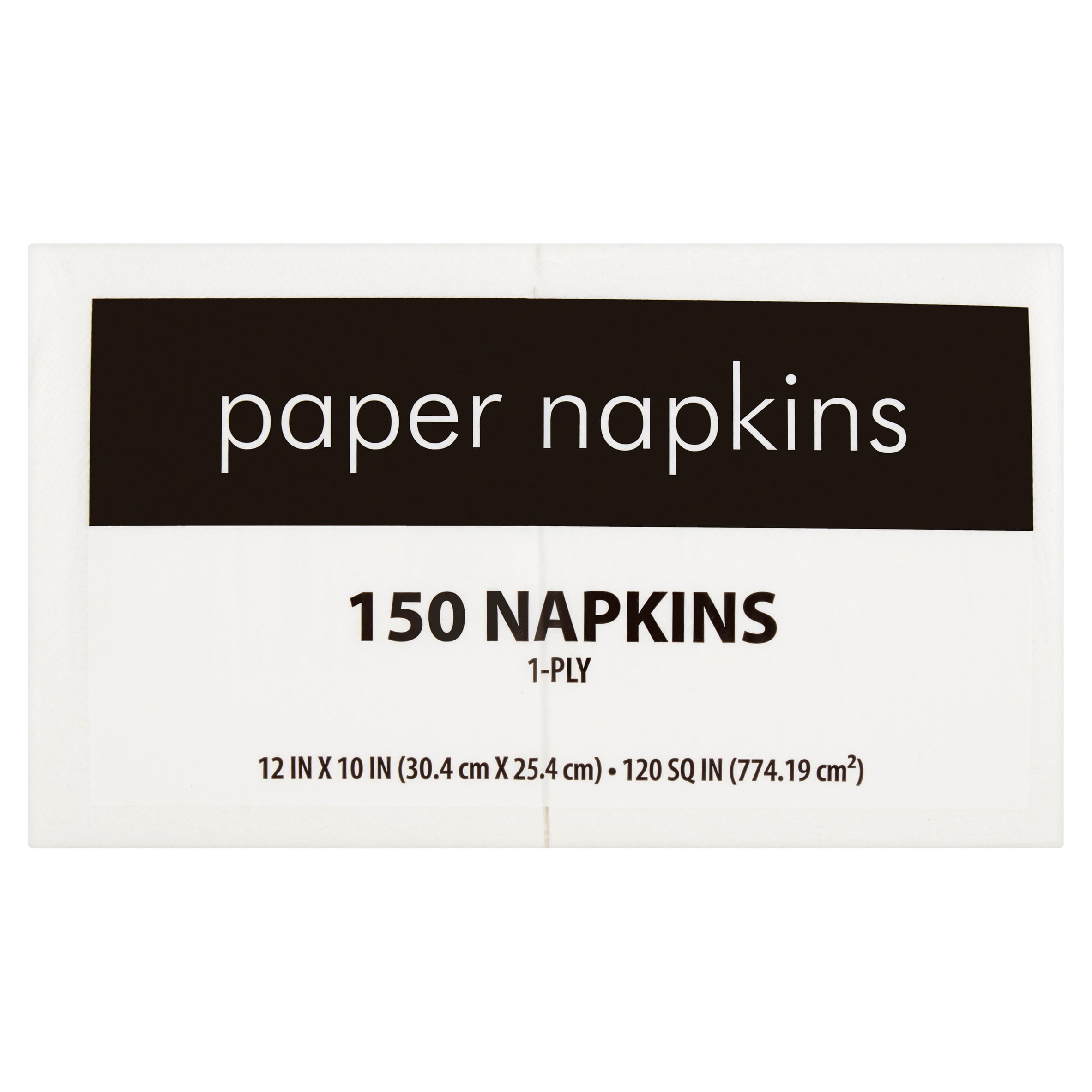 1Ply Paper Napkins, 150 Count