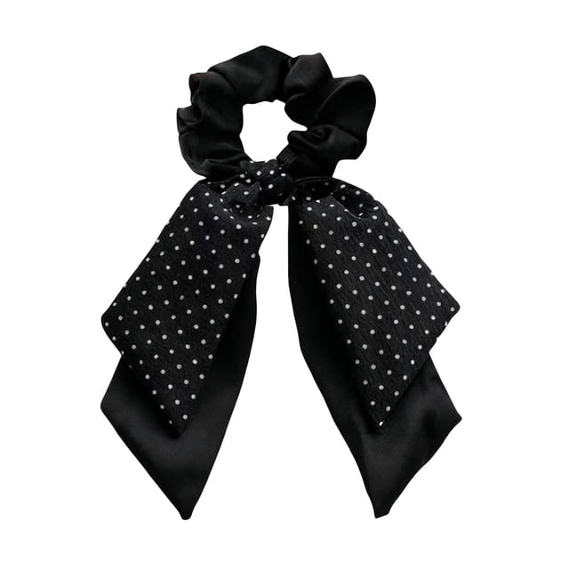 Coletero con lazo anudado para pelo, elegante tocado, bufanda elástica para mujeres y niñas, accesorios para fiestas, regalos, citas, formal