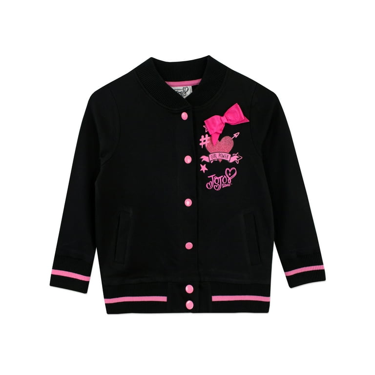 JoJo Siwa Girls Bold Brave Jacket Black Sizes 6 16 Walmart