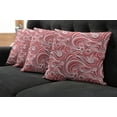thumbnail image 5 of Ambesonne Colorful Throw Pillow Cover 4 Pack, Retro, 24", Mauve Rose Red, 5 of 5