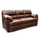 thumbnail image 4 of Sala de Piel Genuina Sofá y Love Seat ConfortoPiel  Florencia Tabaco, 4 of 9