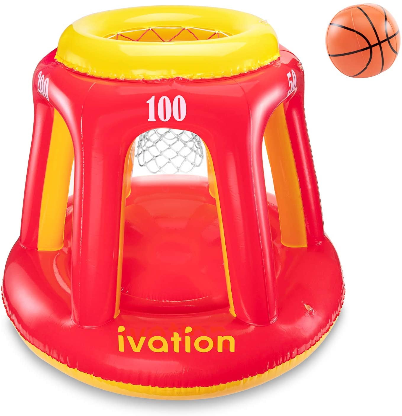 Inflatable Basketball Ball Floating Swimming Pool Hoop Game Childrens Toys 