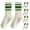A-Green61, variant on WMNTST Womens Crew Socks 5 Pairs Autumn Winter Warm Striped Ribbed Knitting Casual Socks Sports Sock