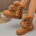 thumbnail image 7 of SACFOF Women's Mid-calf Winter Snow Boots Lightweight Warm Faux Fur Lining Pull on Comfortable Outdoor Booties Shoes for Women, 7 of 7