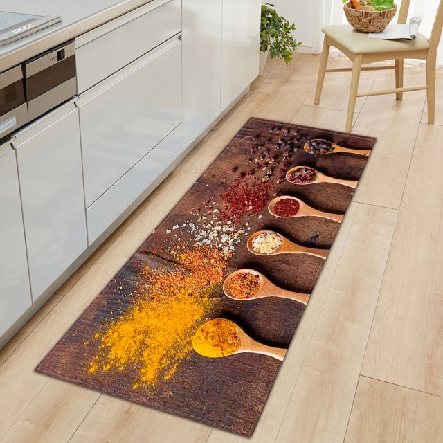 Modern Kitchen Mat Home Decor Entrance Doormat Hallway Bedroom Living Room Decoration Floor Carpet Balcony Bathroom Long Rug Kitchen Rugs