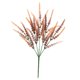 thumbnail image 2 of Artificial Wheat Ears Flowers Bouquet | Plastic Imitation Violet | Waterproof Sunproof No Fading | Orange Yellow Wine | 5 Branches | 35x15x10cm | Party Garden Porch Event Décor, 2 of 6
