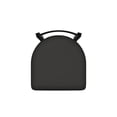 thumbnail image 4 of 821 Catalina 18" Low Back Swivel Vanity Stool with Black Wrinkle Finish and Canter Iron Seat, 4 of 4