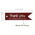 thumbnail image 5 of Inkdotpot Silver Foil Paper Hang Tags Thank You For Celebrating With Me Birthday Favor Tags 100 Pieces, 5 of 6