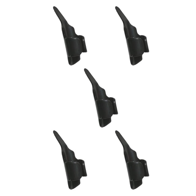 Protector de punta de dedo Yuarrent para costura controlador de extensión de hilo de costura guía de dobladillo 5piezas Negro