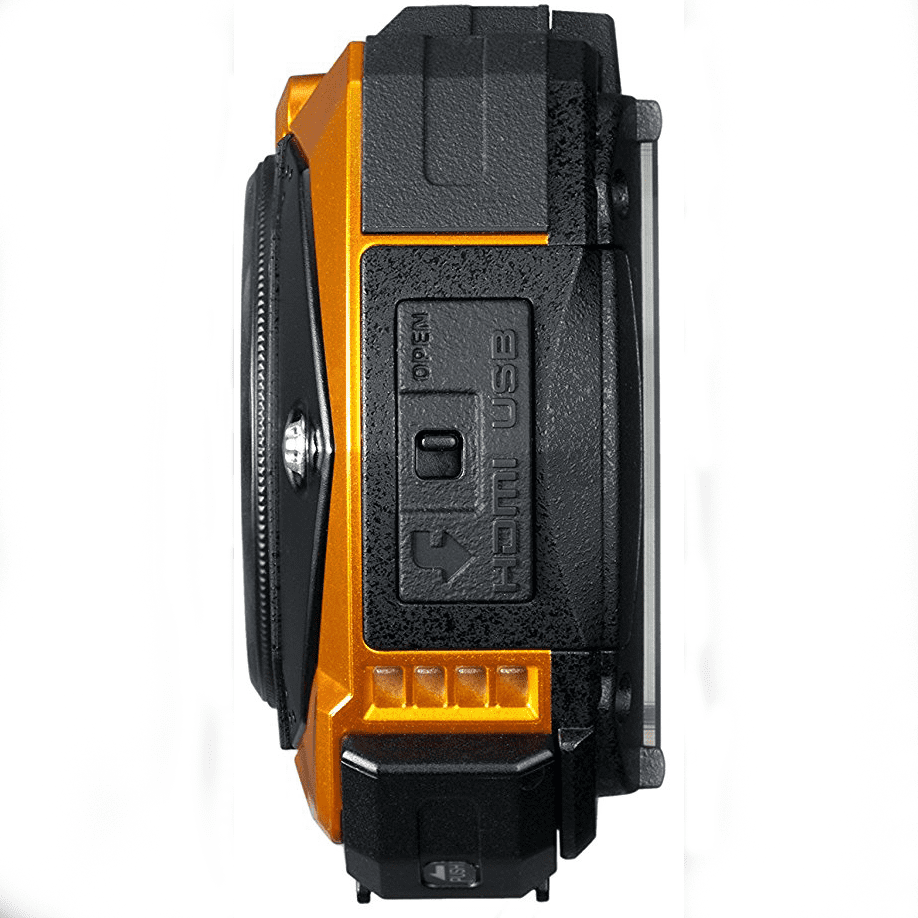 Ricoh WG-50 16MP Waterproof Digital Video/Still Camera with 2.7-Inch LCD -  Orange