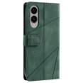 thumbnail image 2 of For Samsung Galaxy S25 Edge 5G Wallet Phone Case With Card Holder Magnetic Closure Folio Splicing PU Leather Flip Case,Green,For Galaxy S25 Edge 5G, 2 of 7